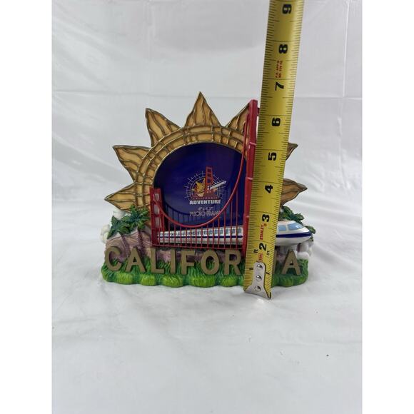 Vintage Disneyland California Adventure Sun Monorail Photo Picture Frame 4x4.5” - Picture 11 of 12